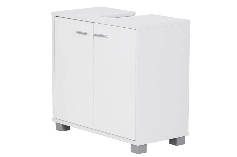 Tvättställsskåp Wohnling Folierad spånskiva 2 dörrar kontor modern - Förvaring - Badrumsförvaring - Väggskåp & högskåp