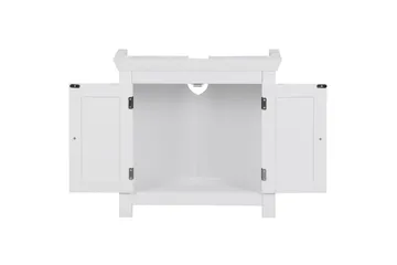 Tvättställsskåp Wohnling King Lackad MDF 2 Dörrar Modern - Förvaring - Badrumsförvaring - Väggskåp & högskåp