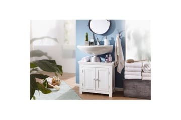 Tvättställsskåp Wohnling King Lackad MDF 2 Dörrar Modern - Förvaring - Badrumsförvaring - Väggskåp & högskåp