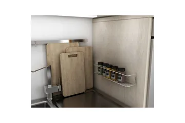 Vägghylla Moren Makyaj Rafi Krom - Krom - Förvaring - Badrumsförvaring - Badrumshylla