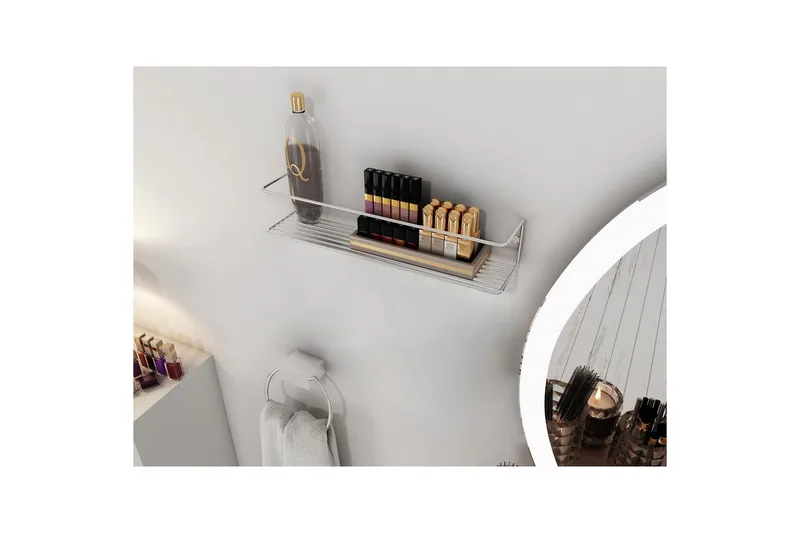 Vägghylla Moren Makyaj Rafi Krom - Krom - Förvaring - Badrumsförvaring - Badrumshylla