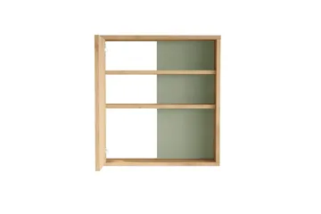 Väggskåp Enis 60 cm - Ek/Grön - Förvaring - Badrumsförvaring - Väggskåp & högskåp