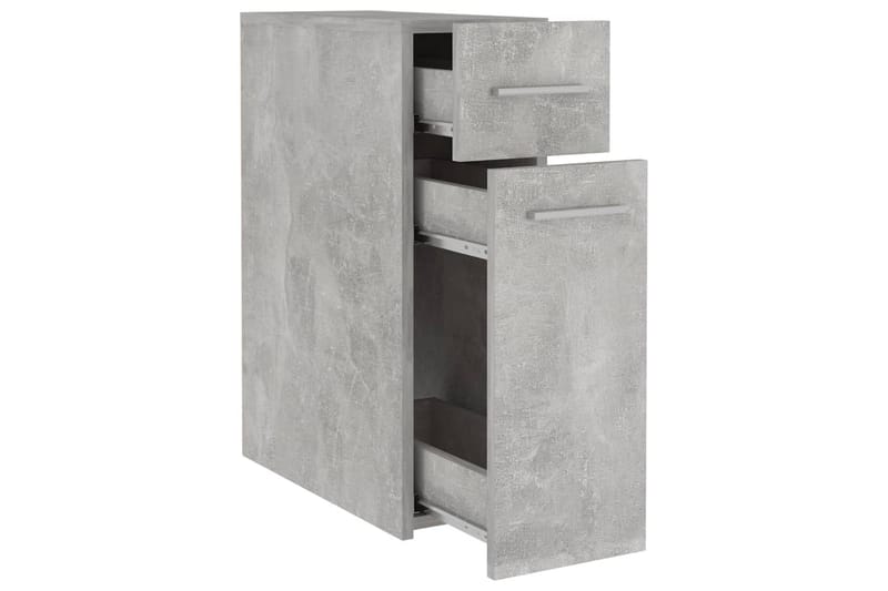 Apoteksskåp betonggrå 20x45,5x60 cm spånskiva - be Basic - Väggskåp & högskåp - Badrumsskåp