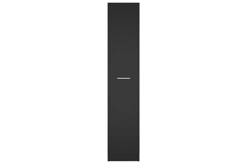 Apoteksskåp svart 30x42,5x150 cm spånskiva - Svart - Väggskåp & högskåp - Badrumsskåp