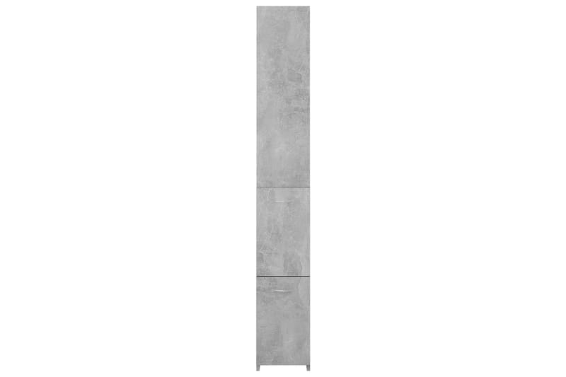Badrumsskåp betonggrå 25x25x170 cm spånskiva - Grå - Väggskåp & högskåp - Badrumsskåp