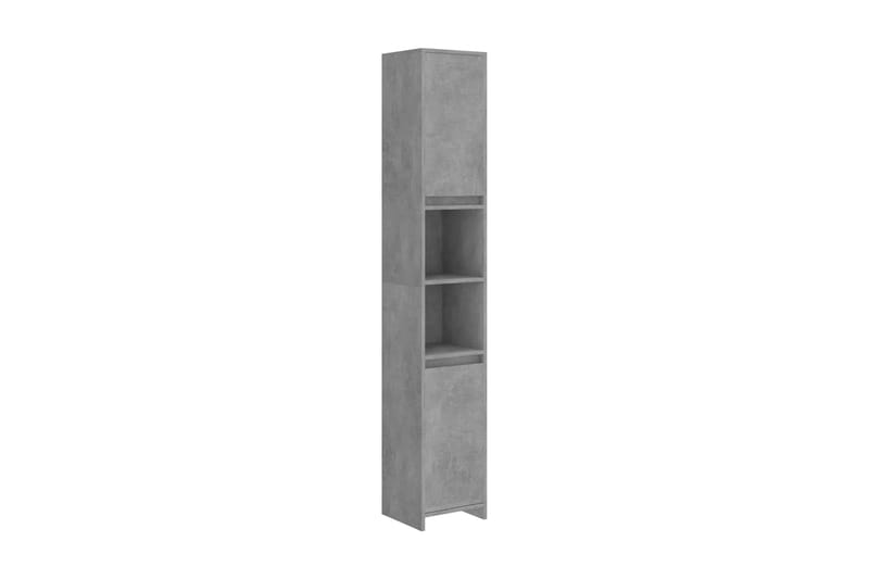 Badrumsskåp betonggrå 30x30x183,5 cm spånskiva - Grå - Väggskåp & högskåp - Badrumsskåp