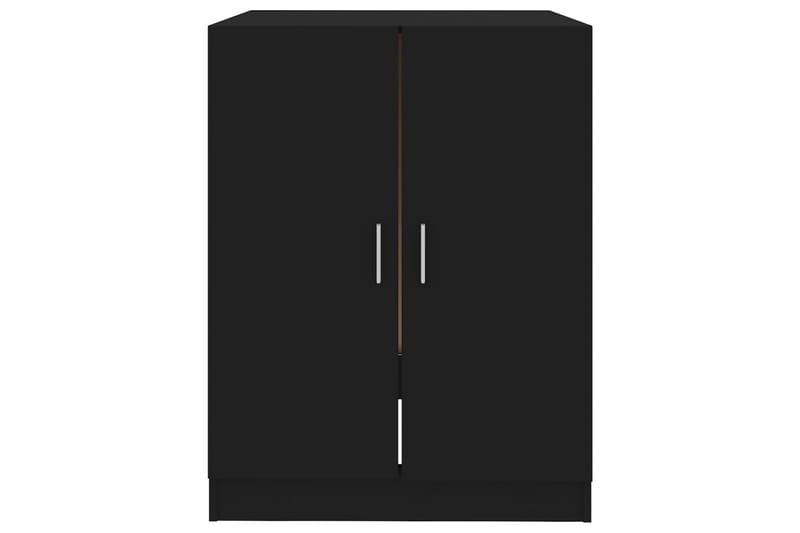 Badrumsskåp svart 71x71,5x91,5 cm spånskiva - Väggskåp & högskåp - Badrumsskåp