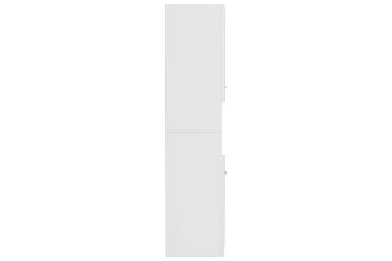 Badrumsskåp vit 30x30x130 cm spånskiva - Vit - Väggskåp & högskåp - Badrumsskåp
