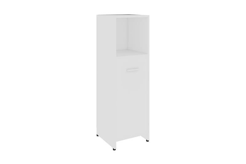Badrumsskåp vit 30x30x95 cm spånskiva - Väggskåp & högskåp - Badrumsskåp