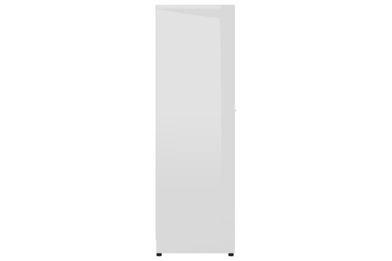 Badrumsskåp vit högglans 30x30x95 cm spånskiva - Vit - Badrumsskåp - Väggskåp & högskåp