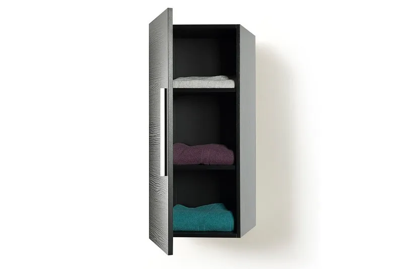 Bilbao Badrumsskåp 35|40 cm, Svart