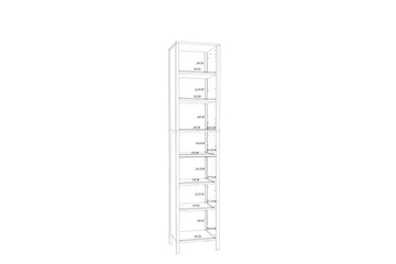 Elsassona Högsskåp 35x40 cm - Vit - Förvaring - Badrumsförvaring - Väggskåp & högskåp