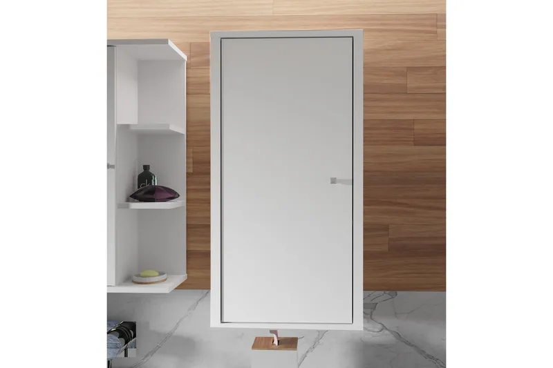 Elsassona Väggskåp 35x40 cm - Vit - Förvaring - Badrumsförvaring - Väggskåp & högskåp