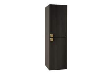 Högskåp Badrum Glenndale 120 cm - Svart - Förvaring - Badrumsförvaring - Väggskåp & högskåp