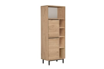 Högskåp Badrum Liyakat 161,6 cm - Valnöt - Förvaring - Badrumsförvaring - Väggskåp & högskåp