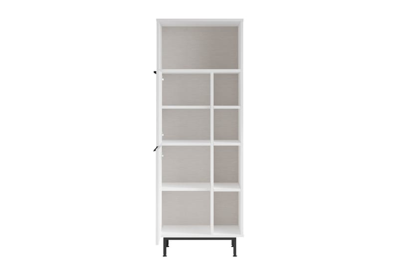 Högskåp Badrum Liyakat 161,6 cm - Vit - Förvaring - Badrumsförvaring - Väggskåp & högskåp