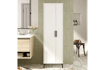 Rinorea Förvaringsskåp 50,4x165 cm - Vit - Förvaring - Badrumsförvaring - Väggskåp & högskåp