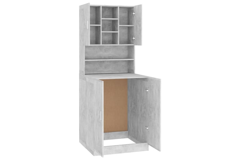 Tvättmaskinsskåp betonggrå - Väggskåp & högskåp - Badrumsskåp