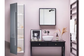 Waper Badrumsskåp - Grå - Förvaring - Badrumsförvaring - Väggskåp & högskåp