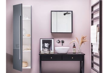 Waper Badrumsskåp - Grå - Förvaring - Badrumsförvaring - Väggskåp & högskåp