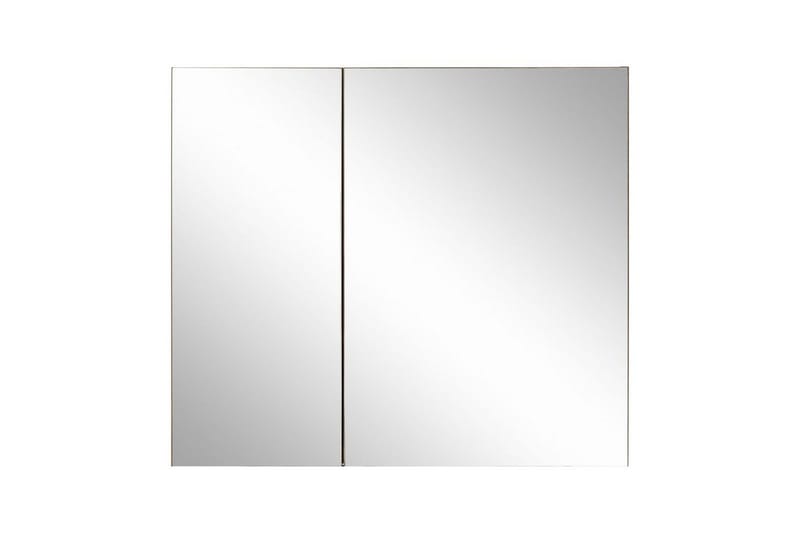 Väggskåp med spegel Loft24 Wisla Väggskåp med Spegel 80x70 cm - Förvaring - Badrumsförvaring - Spegelskåp