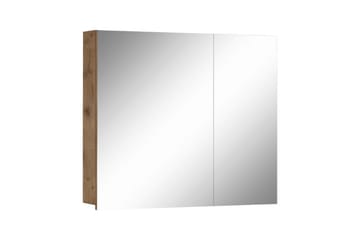 Väggskåp med spegel Loft24 Wisla Väggskåp med Spegel 80x70 cm - Förvaring - Badrumsförvaring - Spegelskåp