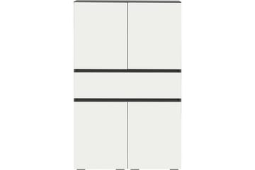 Wisla Högskåp till Badrum 130x76x35 cm - Grå - Förvaring - Badrumsförvaring - Väggskåp & högskåp