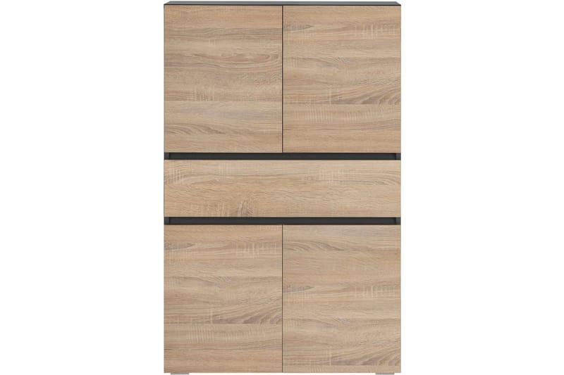 Wisla Högskåp till Badrum 130x76x35 cm - Grå - Förvaring - Badrumsförvaring - Väggskåp & högskåp