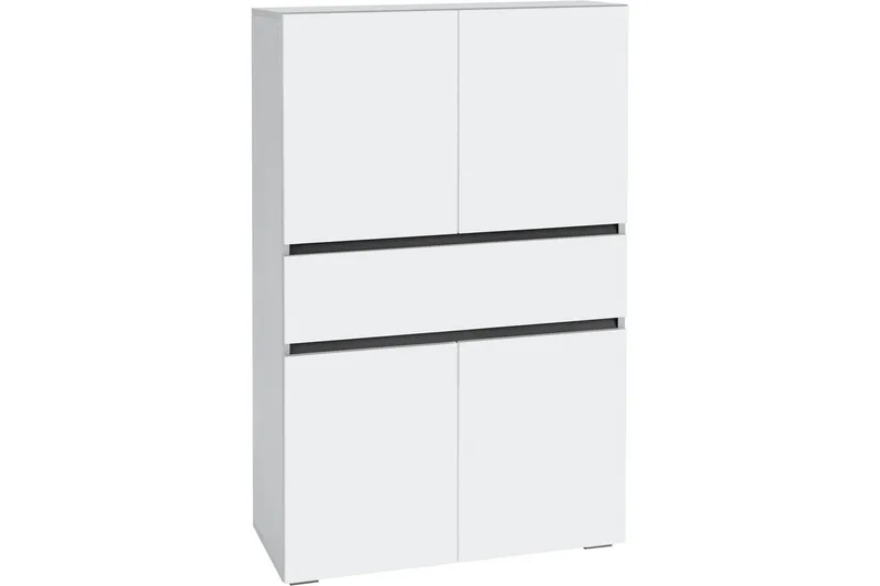 Wisla Högskåp till Badrum 130x76x35 cm, Vit