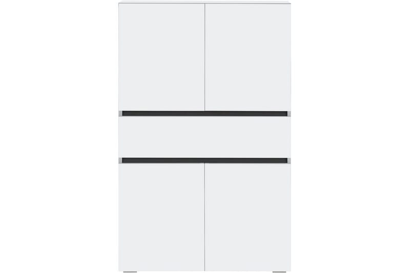 Wisla Högskåp till Badrum 130x76x35 cm - Vit - Förvaring - Badrumsförvaring - Väggskåp & högskåp