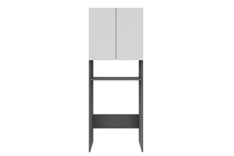 Wisla Högskåp till Badrum 180x68x37 cm - Vit - Förvaring - Badrumsförvaring - Väggskåp & högskåp