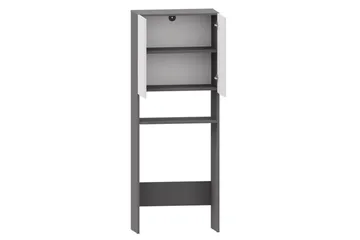 Wisla Högskåp till Badrum 180x68x37 cm - Vit - Förvaring - Badrumsförvaring - Väggskåp & högskåp