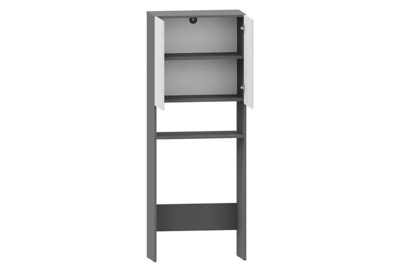 Wisla Högskåp till Badrum 180x68x37 cm - Vit - Förvaring - Badrumsförvaring - Väggskåp & högskåp