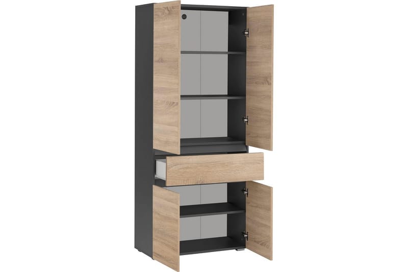 Wisla Högskåp till Badrum 180x76x37 cm - Natur - Förvaring - Badrumsförvaring - Väggskåp & högskåp