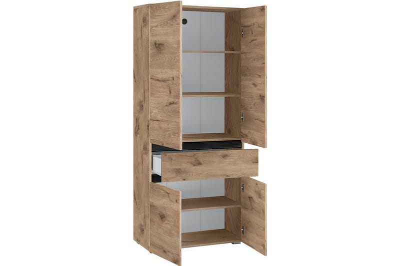 Wisla Högskåp till Badrum 180x76x37 cm - Natur - Förvaring - Badrumsförvaring - Väggskåp & högskåp