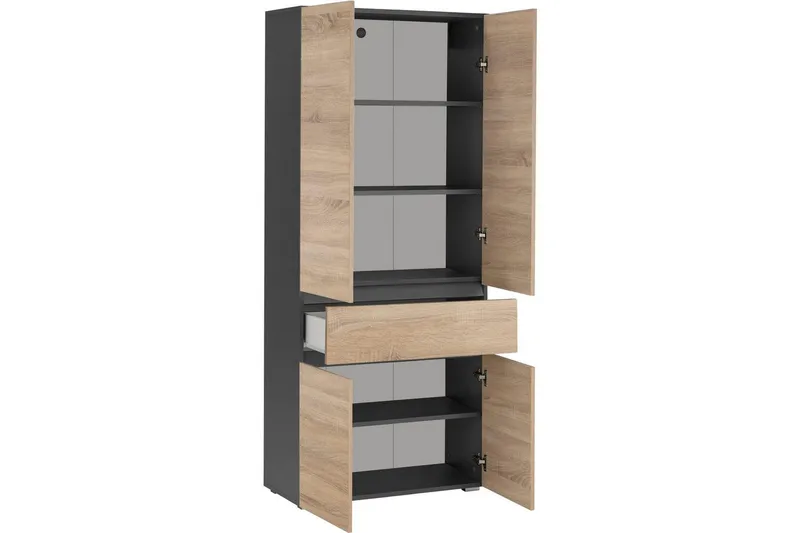 Wisla Högskåp till Badrum 180x76x37 cm - Natur - Förvaring - Badrumsförvaring - Väggskåp & högskåp