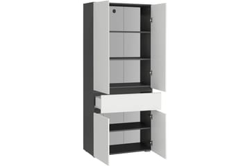 Wisla Högskåp till Badrum 180x76x37 cm - Vit - Förvaring - Badrumsförvaring - Väggskåp & högskåp