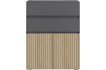 Wisla Högskåp till Badrum 98x76x35 cm - Natur - Förvaring - Badrumsförvaring - Väggskåp & högskåp