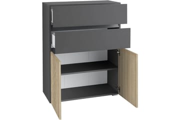 Wisla Högskåp till Badrum 98x76x35 cm - Natur - Förvaring - Badrumsförvaring - Väggskåp & högskåp