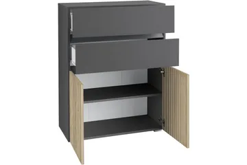 Wisla Högskåp till Badrum 98x76x35 cm - Natur - Förvaring - Badrumsförvaring - Väggskåp & högskåp