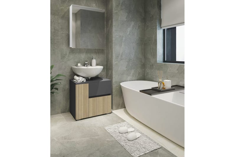 Wisla Tvättställsskåp 60 cm - Natur - Förvaring - Badrumsförvaring - Tvättställsskåp & kommod