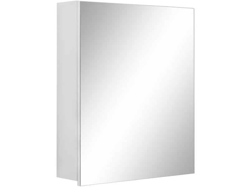 Wisla Väggskåp 60x70 cm - Vit - Förvaring - Badrumsförvaring - Spegelskåp