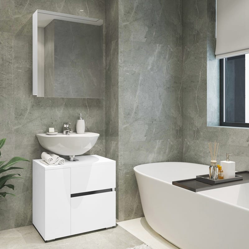 Wisla Väggskåp 60x70 cm, Vit