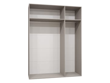 Barile Garderob med spegel 150 cm - kashmir / svart - Förvaring - Garderober & garderobssystem
