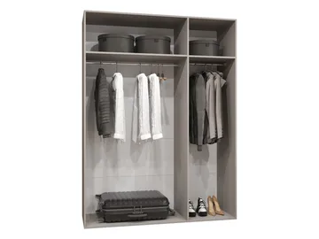 Barile Garderob med spegel 150 cm - svart - Förvaring - Garderober & garderobssystem