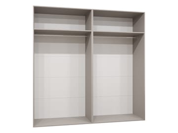 Barile Garderob med spegel 200 cm - guld - Förvaring - Garderober & garderobssystem