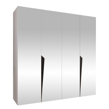 Barile Garderob med spegel 200 cm - vit - Förvaring - Garderober & garderobssystem