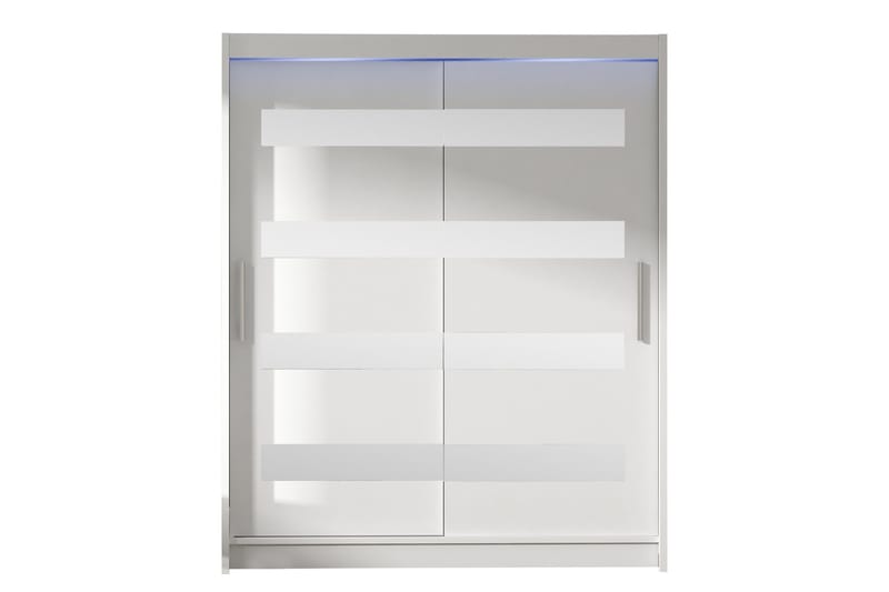 Bay Garderob m. Spegel 150x200 cm, Vit