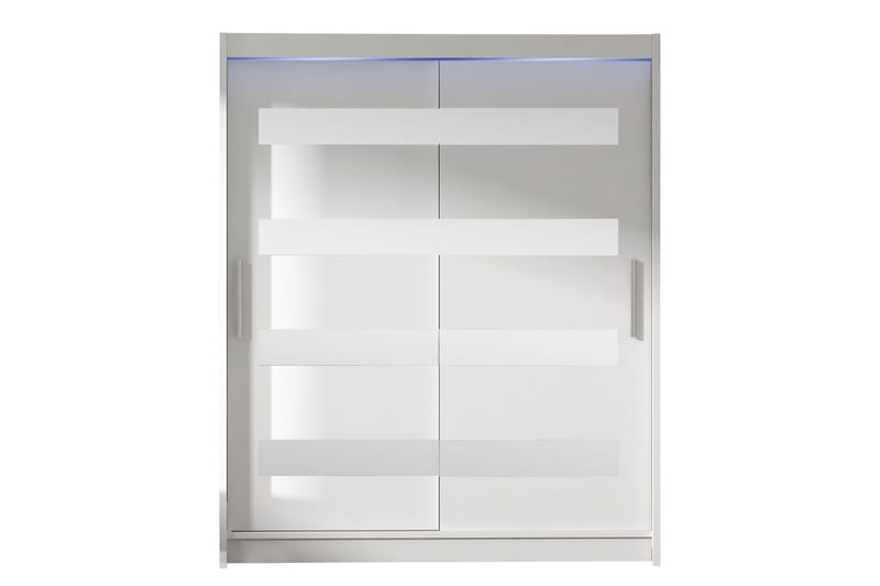 Bay Garderob m. Spegel 150x200 cm - Vit - Förvaring - Garderober & garderobssystem