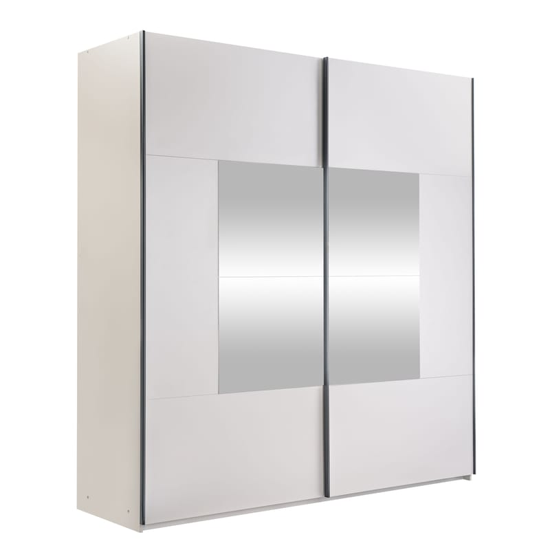 Binche Garderob med Spegel 200x215 cm - Beige - Förvaring - Garderober & garderobssystem